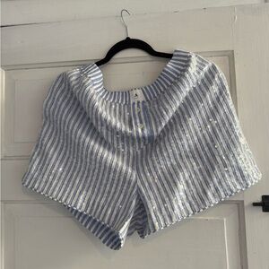 Anthropologie sequin boxer short